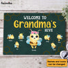 Personalized Welcome To Grandma's Hive Doormat 25505 1