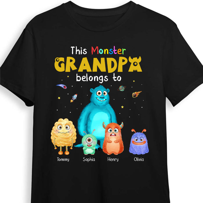 Personalized This Monster Grandpa Belongs To Shirt - Hoodie - Sweatshirt 25511 1