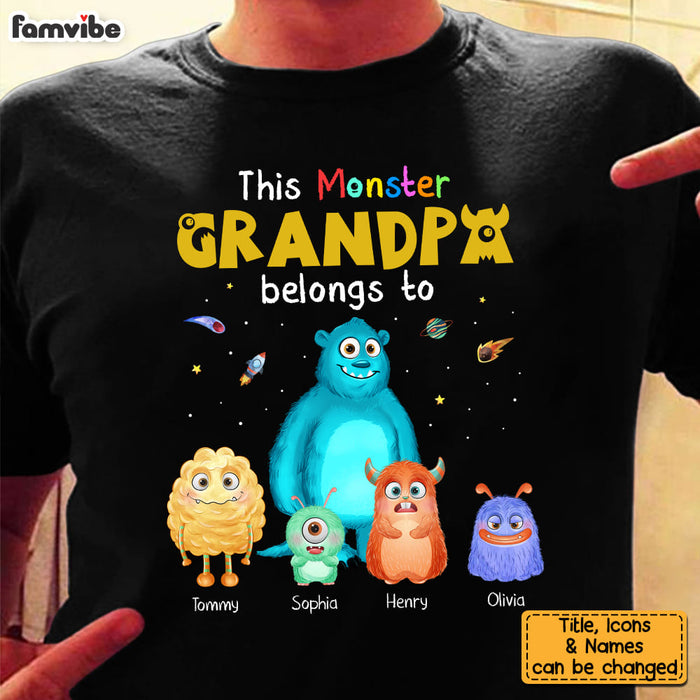 Personalized This Monster Grandpa Belongs To Shirt - Hoodie - Sweatshirt 25511 1