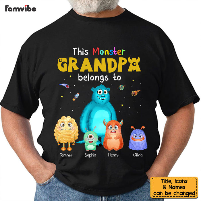 Personalized This Monster Grandpa Belongs To Shirt - Hoodie - Sweatshirt 25511 1