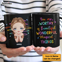 Personalized You Are Worthy Of Beautiful Things Mug 25512 thumb 1