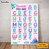 Personalized Gift for Daughter Granddaughter Alphabet Affirmation Canvas 25531 1