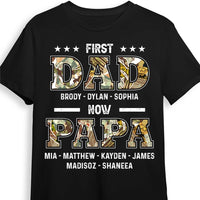 Personalized 'First Dad, Now Papa' Shirt, Hoodie, & Sweatshirt Gift thumb 1