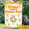 Personalized Home Is Where My Honey Bees Flag 25534 1