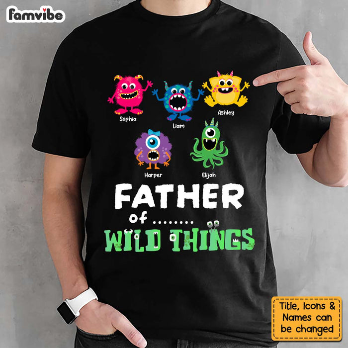 Personalized Father Of Wild Things Shirt - Hoodie - Sweatshirt 25536 1