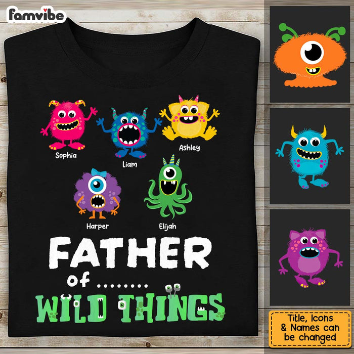 Personalized Father Of Wild Things Shirt - Hoodie - Sweatshirt 25536 1