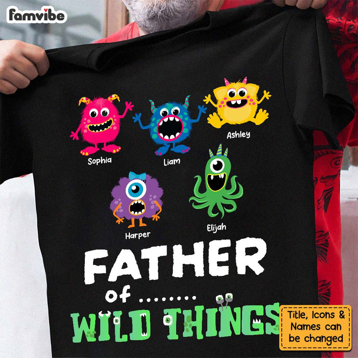 Personalized Father Of Wild Things Shirt - Hoodie - Sweatshirt 25536 1