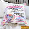 Personalized Gift For Granddaughter Cute Elephant Pillow 25538 1