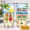 Personalized Gift For Friends Beach Vibes Steel Tumbler 25549 1