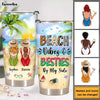 Personalized Gift For Friends Beach Vibes Steel Tumbler 25549 1