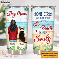 Personalized Summer Dog Steel Tumbler 25550 thumb 1