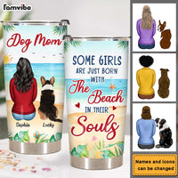 Personalized Summer Dog Steel Tumbler 25550 thumb 1