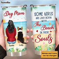 Personalized Summer Dog Steel Tumbler 25550 thumb 1