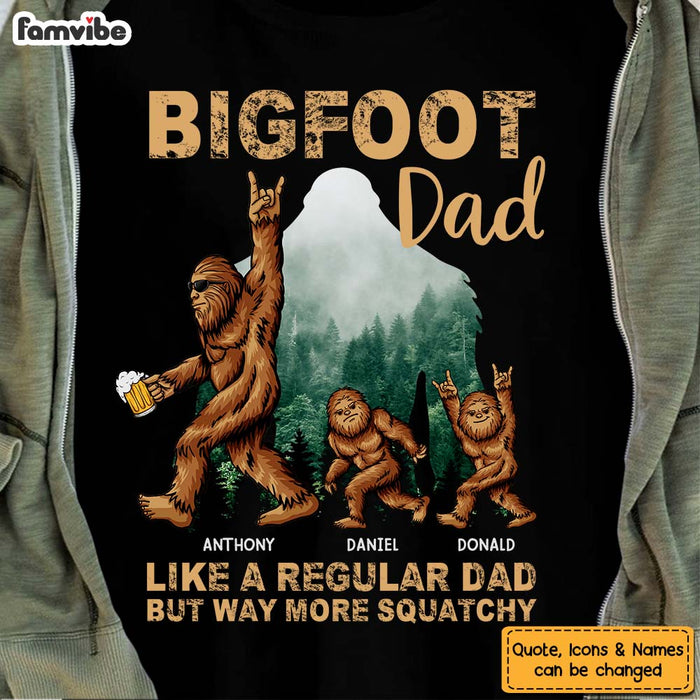 Personalized Squatch Dad Shirt - Hoodie - Sweatshirt 25560 1