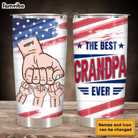 Personalized Gift for Grandpa Baby Bump Steel Tumbler 25565 thumb 1