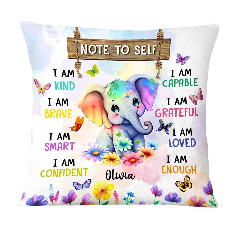 Personalized Gift For Daughter Granddaughter Note To Self Pillow 25567 Primary Mockup