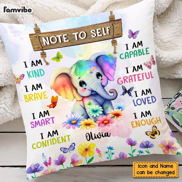 Personalized Gift For Daughter Granddaughter Note To Self Pillow 25567 1