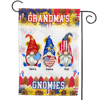 Personalized Grandma's Gnomies Flag 25573 thumb 1