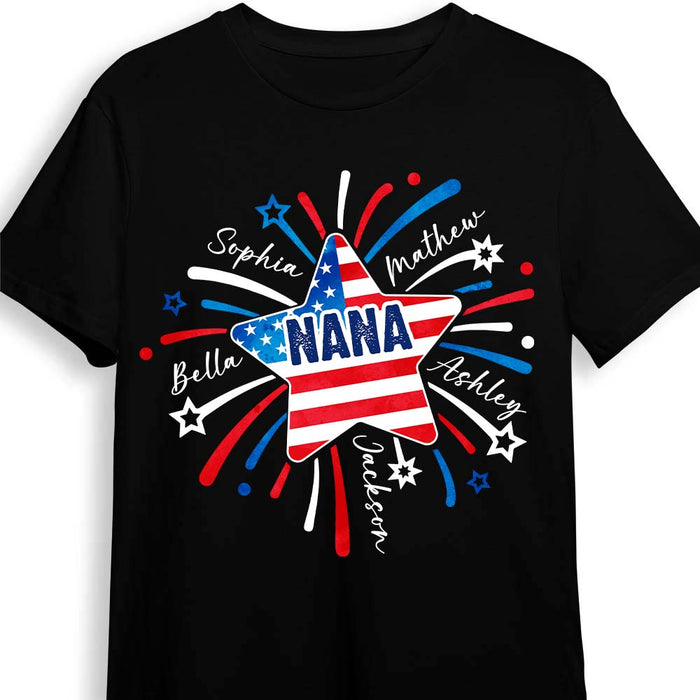 Personalized Grandma Fireworks Shirt - Hoodie - Sweatshirt 25578 1