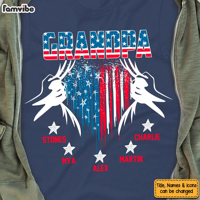 Personalized Grandpa Hidden Heart Shirt - Hoodie - Sweatshirt 25579 1