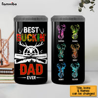Personalized Buckin Dad 4 in 1 Can Cooler 25581 thumb 1
