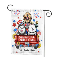 Personalized Welcome To Our Home Flag 25587 thumb 1