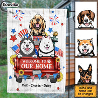 Personalized Welcome To Our Home Flag 25587 thumb 1