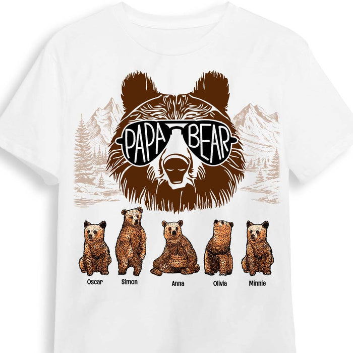 Personalized Papa Bear Shirt - Hoodie - Sweatshirt 25589 1