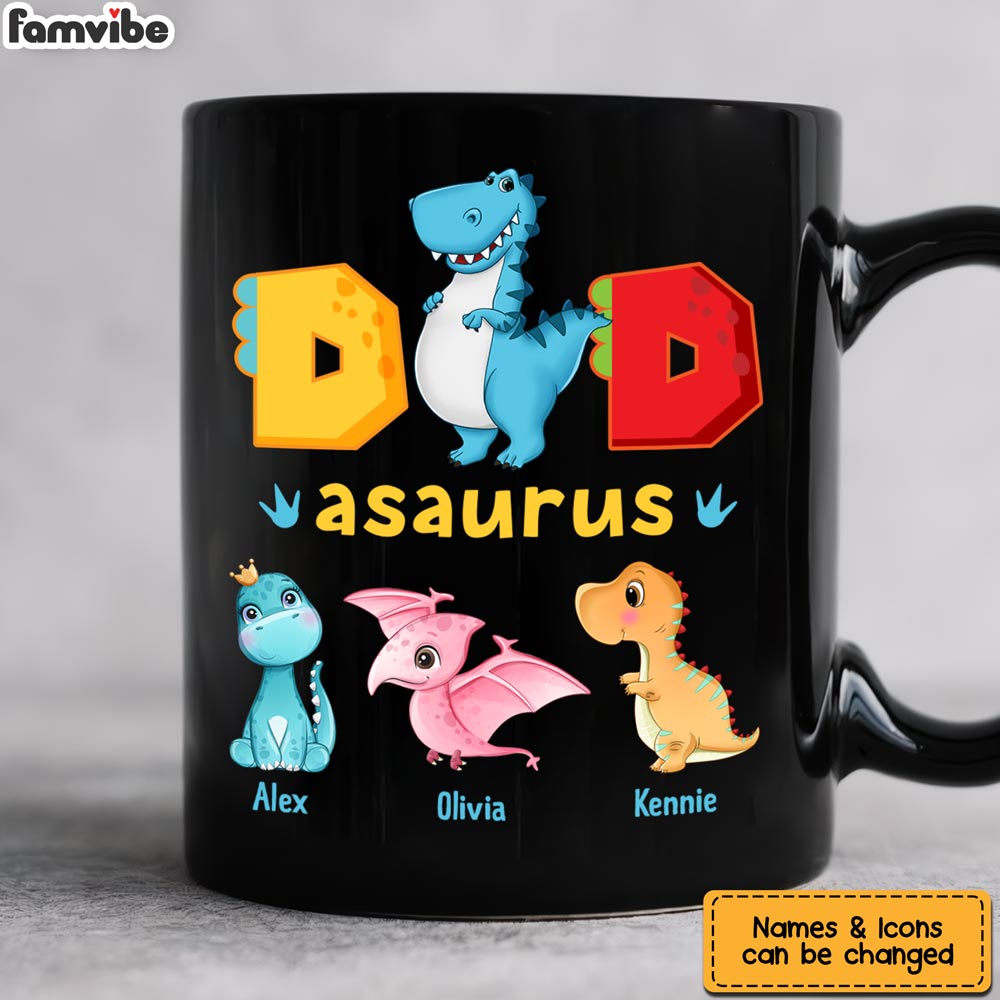 Personalized Gift For Dadasaurus Mug 25343 Primary Mockup