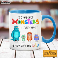 Personalized Dad I Created Monsters Mug 25593 thumb 1