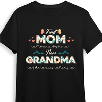 Personalized First Mom Now Grandma Shirt - Hoodie - Sweatshirt 25599 thumb 1