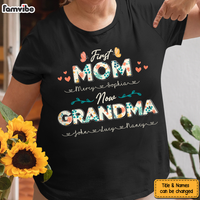 Personalized First Mom Now Grandma Shirt - Hoodie - Sweatshirt 25599 thumb 1