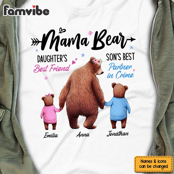 Personalized Mom Daughter's Best Friend Son's Best Partner In Crime Shirt - Hoodie - Sweatshirt 25604 1
