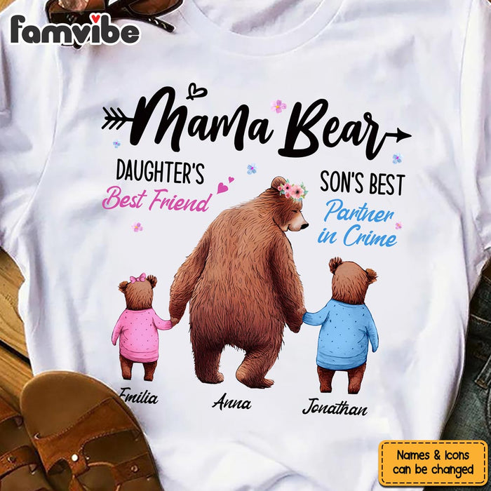 Personalized Mom Daughter's Best Friend Son's Best Partner In Crime Shirt - Hoodie - Sweatshirt 25604 1