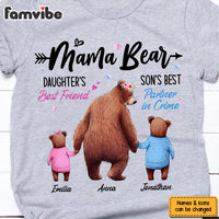 Personalized Mom Daughter's Best Friend Son's Best Partner In Crime Shirt - Hoodie - Sweatshirt 25604 thumb 1