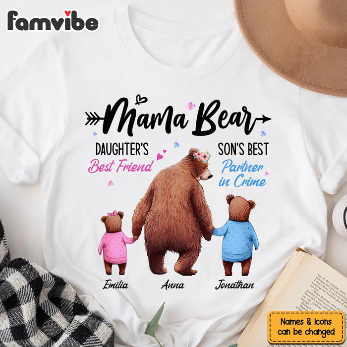 Personalized Mom Daughter's Best Friend Son's Best Partner In Crime Shirt - Hoodie - Sweatshirt 25604 1