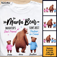 Personalized Mom Daughter's Best Friend Son's Best Partner In Crime Shirt - Hoodie - Sweatshirt 25604 thumb 1