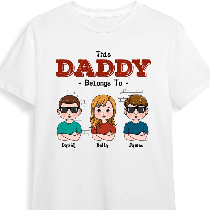 Personalized This Dad Belongs To Shirt - Hoodie - Sweatshirt 25607 1