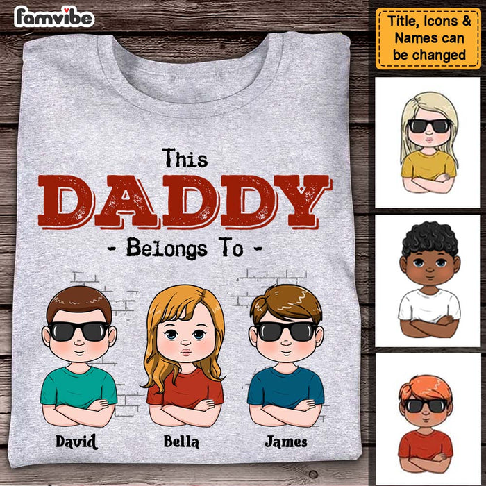 Personalized This Dad Belongs To Shirt - Hoodie - Sweatshirt 25607 1