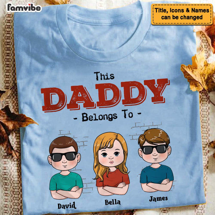 Personalized This Dad Belongs To Shirt - Hoodie - Sweatshirt 25607 1