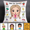 Personalized Affirmation Gift For Granddaughter Food For Thought Pillow 25610 1