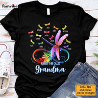Personalized Dragonfly Blessed To Be Called Grandma Shirt - Hoodie - Sweatshirt 25611 thumb 1