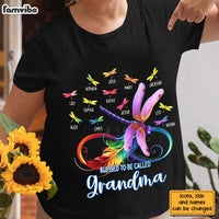 Personalized Dragonfly Blessed To Be Called Grandma Shirt - Hoodie - Sweatshirt 25611 thumb 1