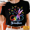 Personalized Dragonfly Blessed To Be Called Grandma Shirt - Hoodie - Sweatshirt 25611 1