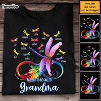 Personalized Dragonfly Blessed To Be Called Grandma Shirt - Hoodie - Sweatshirt 25611 thumb 1