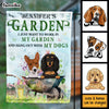 Personalized Work In Garden And Hangout With Dogs Flag 25612 1