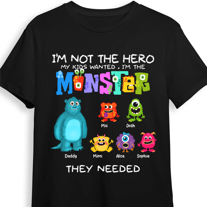 Personalized Father Monster They Needed Shirt - Hoodie - Sweatshirt 25614 1