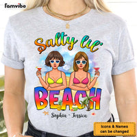 Personalized Gift For Friends Salty Lil' Beach Shirt - Hoodie - Sweatshirt 25618 thumb 1