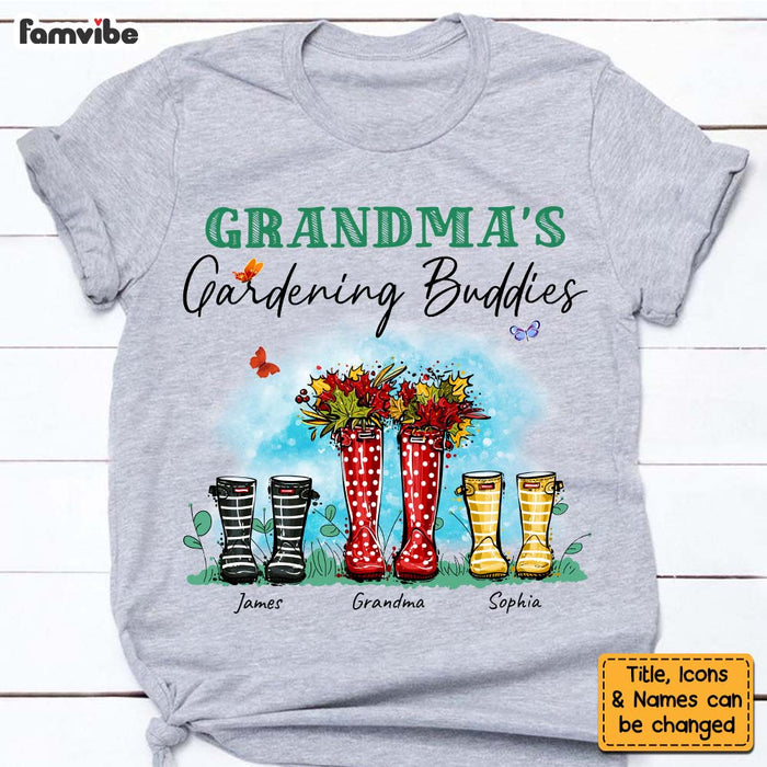Personalized Grandma's Gardening Buddies Shirt - Hoodie - Sweatshirt 25620 1