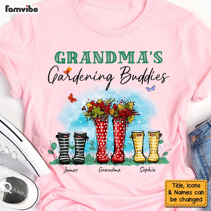 Personalized Grandma's Gardening Buddies Shirt - Hoodie - Sweatshirt 25620 1